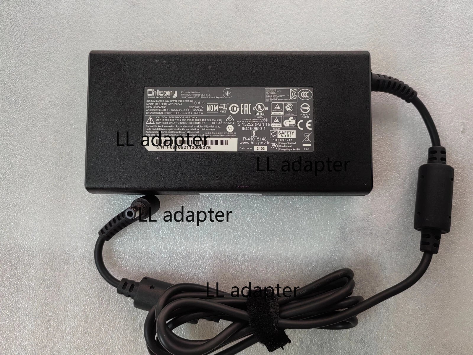 OEM 180W 19.5V 9.23A A17-180P4A for ASUS ROG Strix GL702VM-BA252T 100%Original