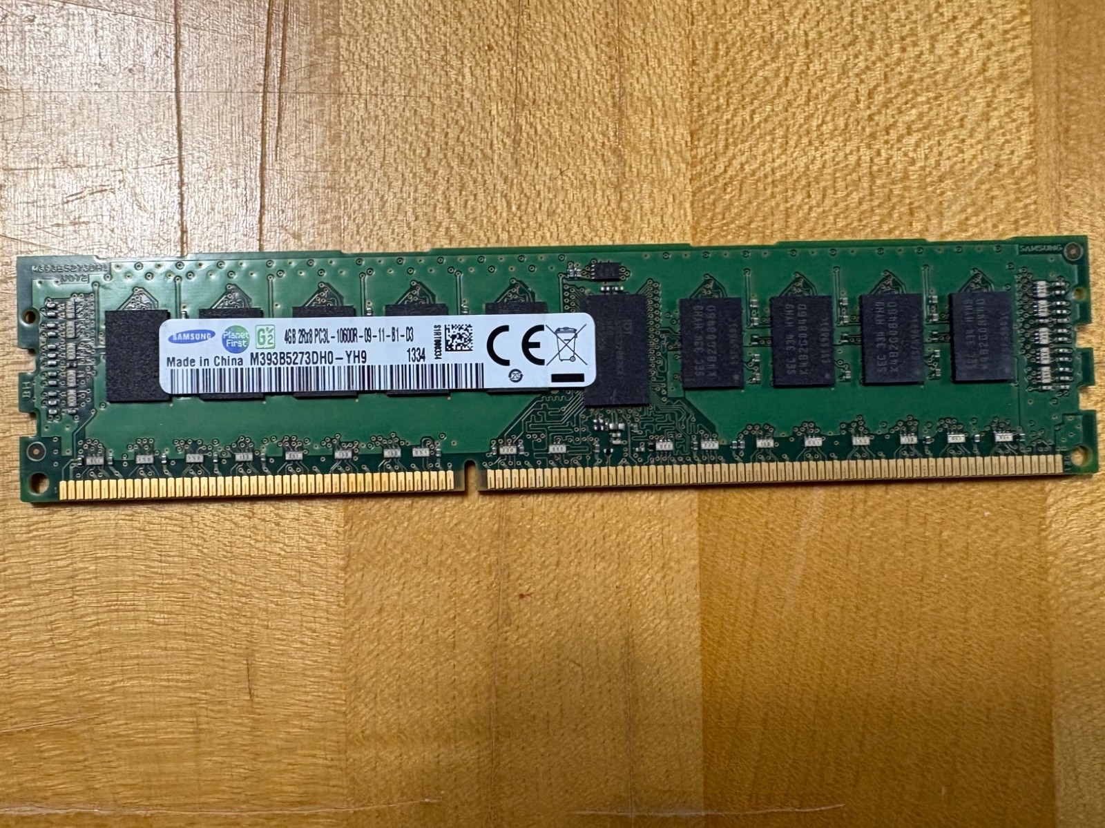 Samsung 4 Gb PC3L-10600R-09-11-B1-D3 Memory Module