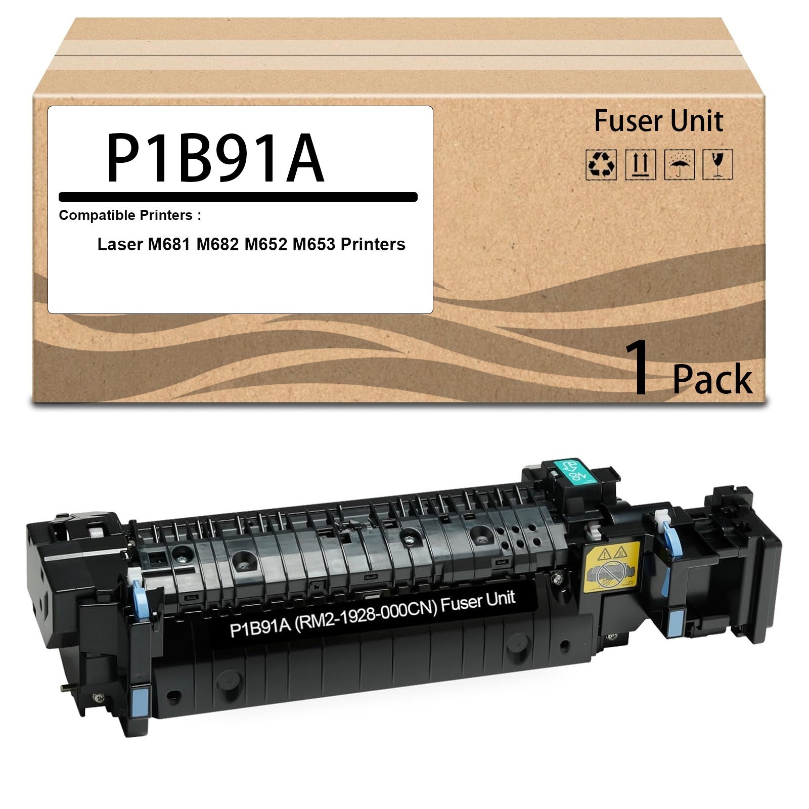 1 Pack P1B91A (RM2-1928-000CN) Fuser Unit - 120V Compatible with Color Laser