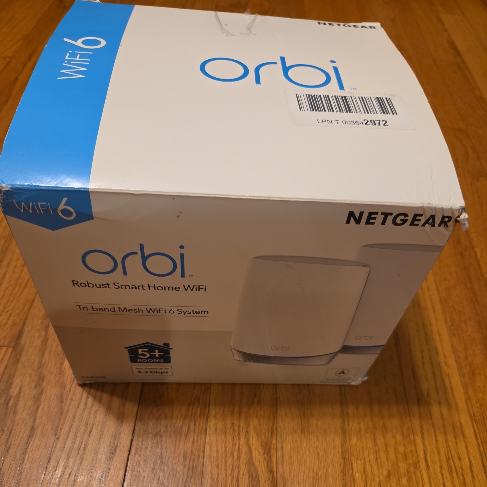 NETGEAR Orbi - RBK752 - AX4200 Wi-Fi 6 Tri-band Mesh WiFi System - 2 Pack