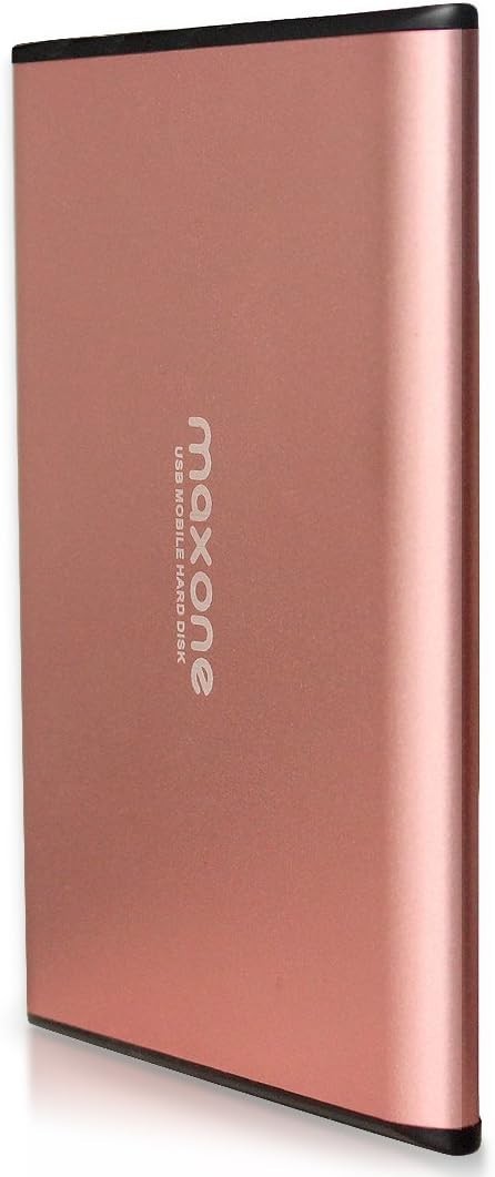 Elegant 1TB Ultra Slim Portable Hard Drive - Fast USB 3.0 Speed & Stylish Design