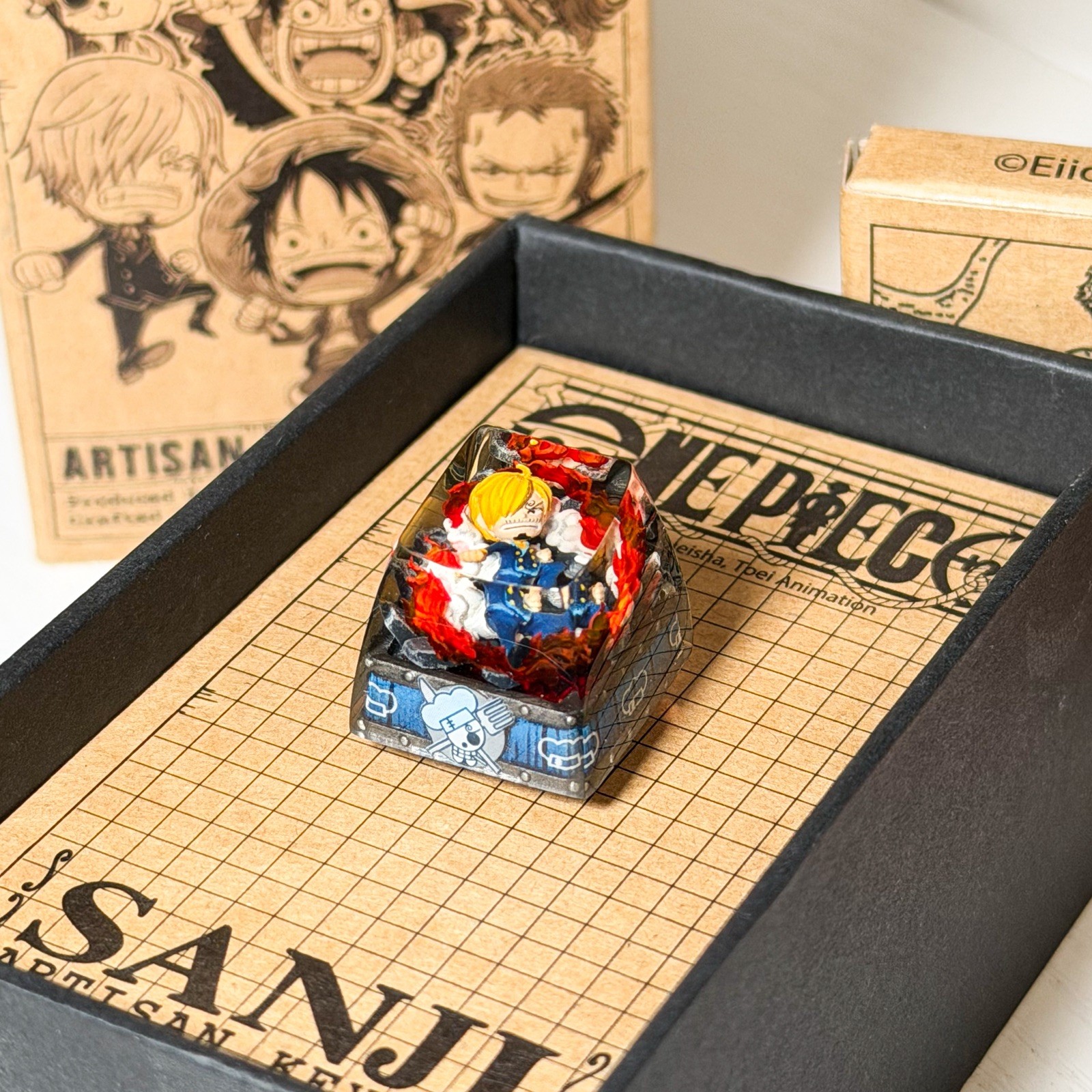 ONE PIECE SANJI Artisan Keycap Official Licensed Handmade