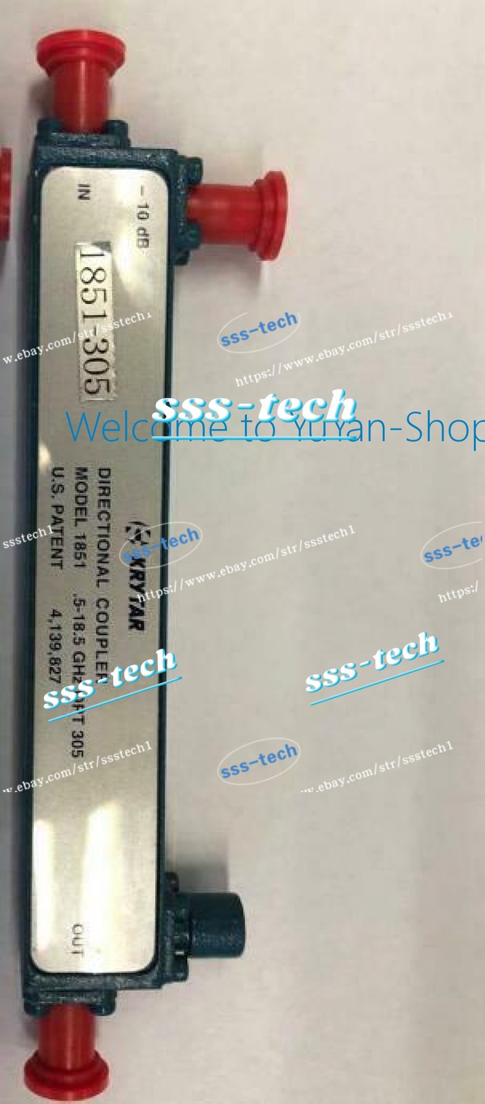 1pc NEW KRYTAR 1851 0.5-18.5GHZ Directional Coupler Via DHL or FedEX