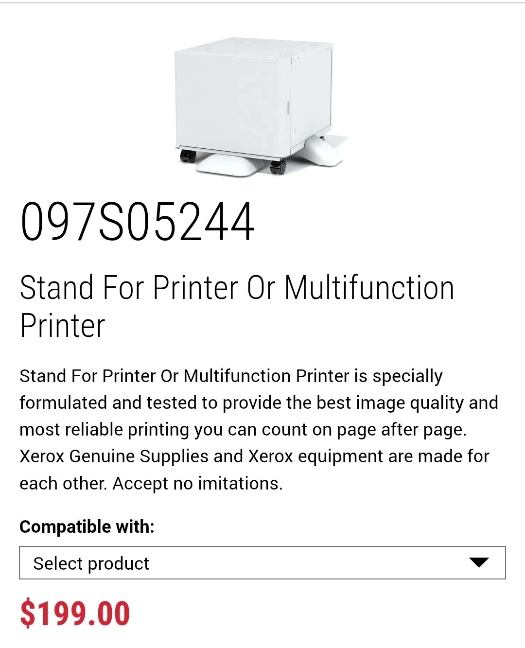 Stand For Printer Or Multifunction Printer is specially formulated and tested to