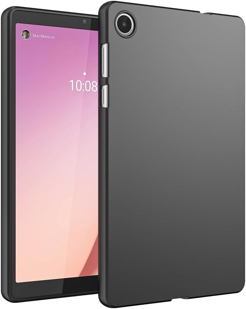 Lenovo Tab M8 4th Gen 2024 Case, Thin Black Soft Protective Cover for 8" Tablet
