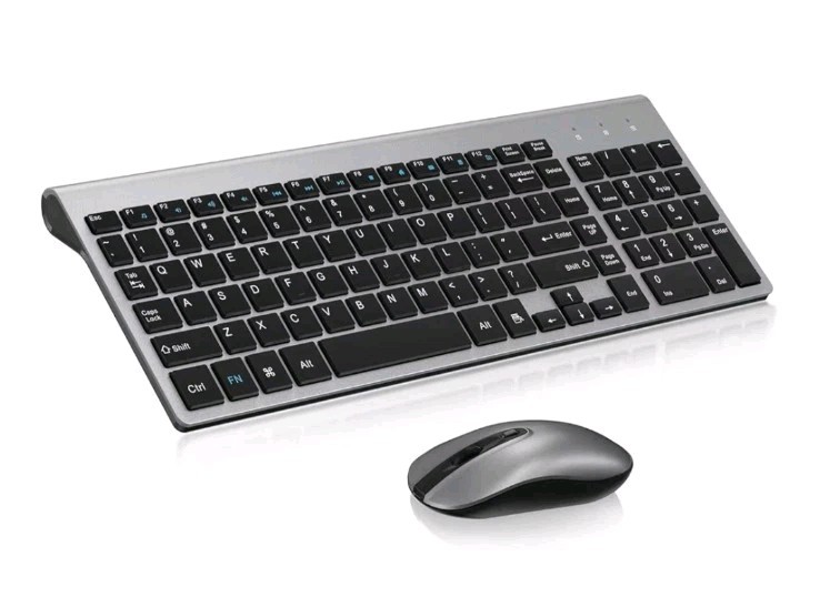 ⌨️ ⭐ cimetech EasyTyping KF10 Wireless Keyboard & Mouse Combo Ultra Slim 2.4GHz