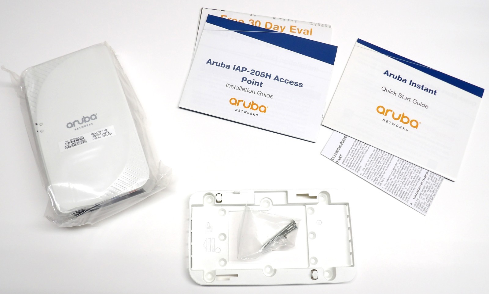 NEW Aruba IAP-205H Instant Access Point APINH205 Dual-Band 802.11ac  Mount &Box