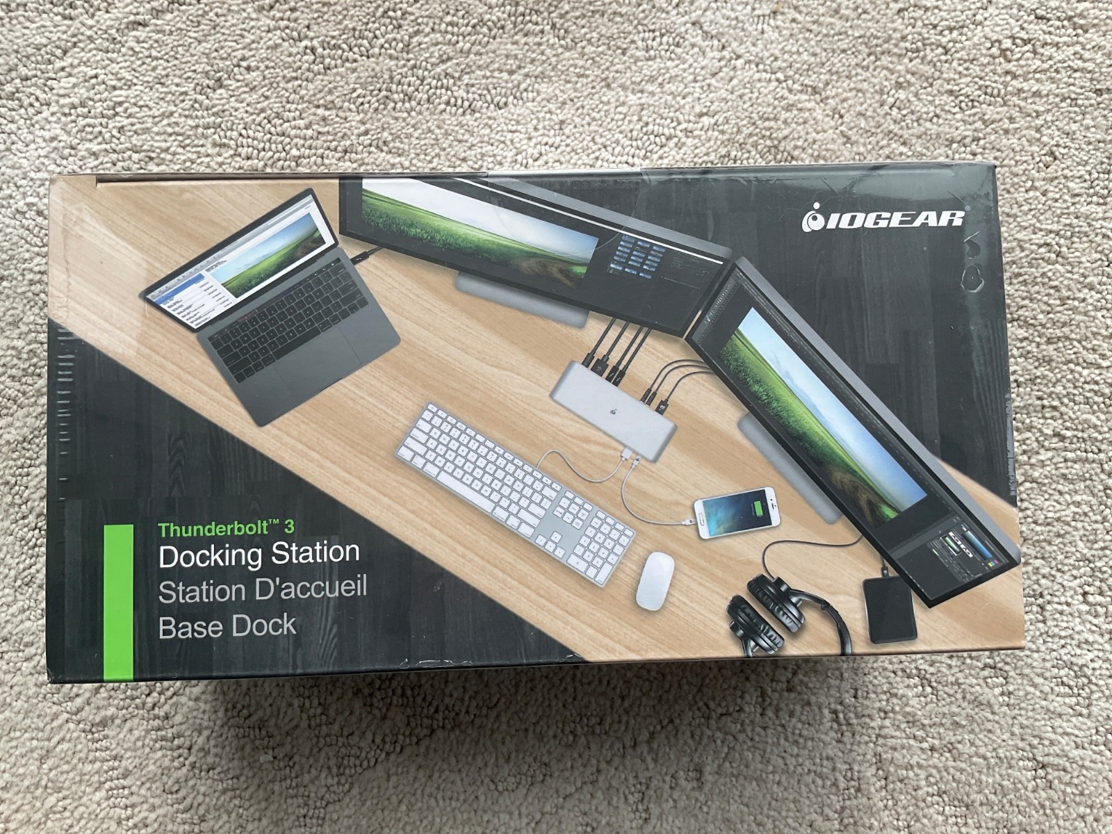 IOGEAR Thunderbolt 3 Quantum Docking Station GTD733 Factory Seal Package