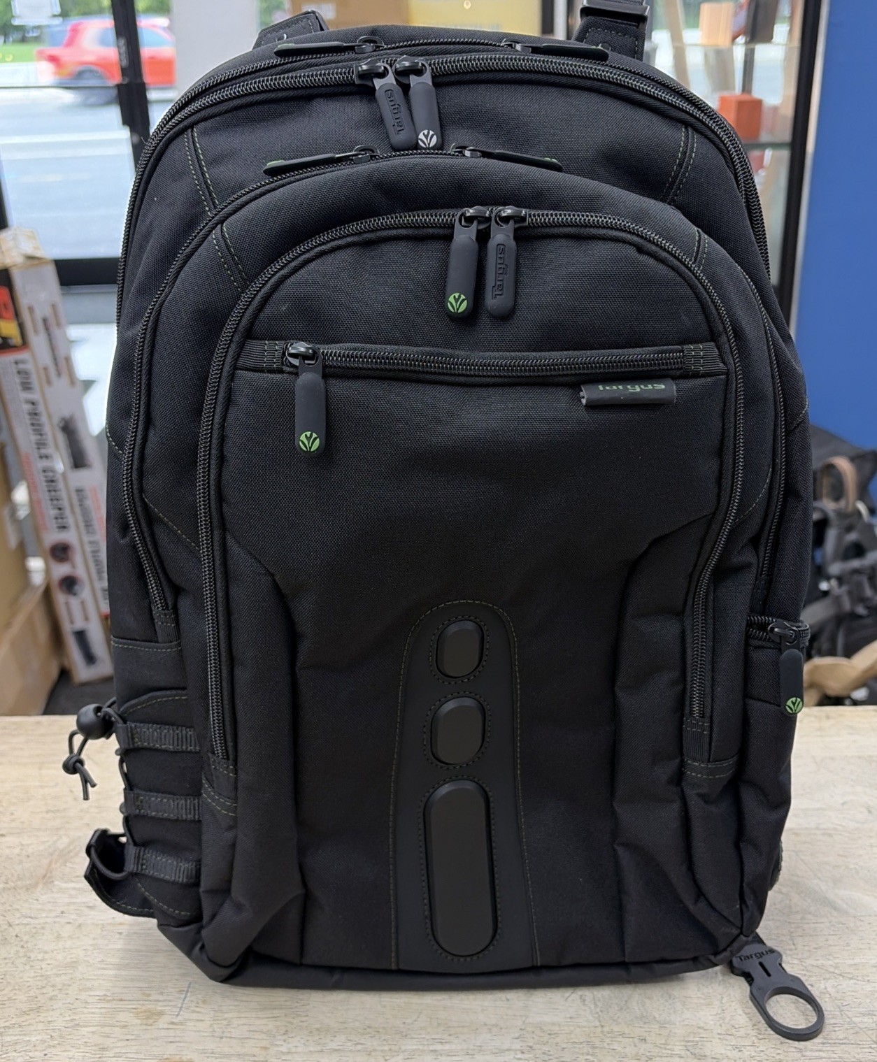 Targus Salesforce 15.6" Spruce EcoSmart Laptop Backpack Black TBB013US NWT
