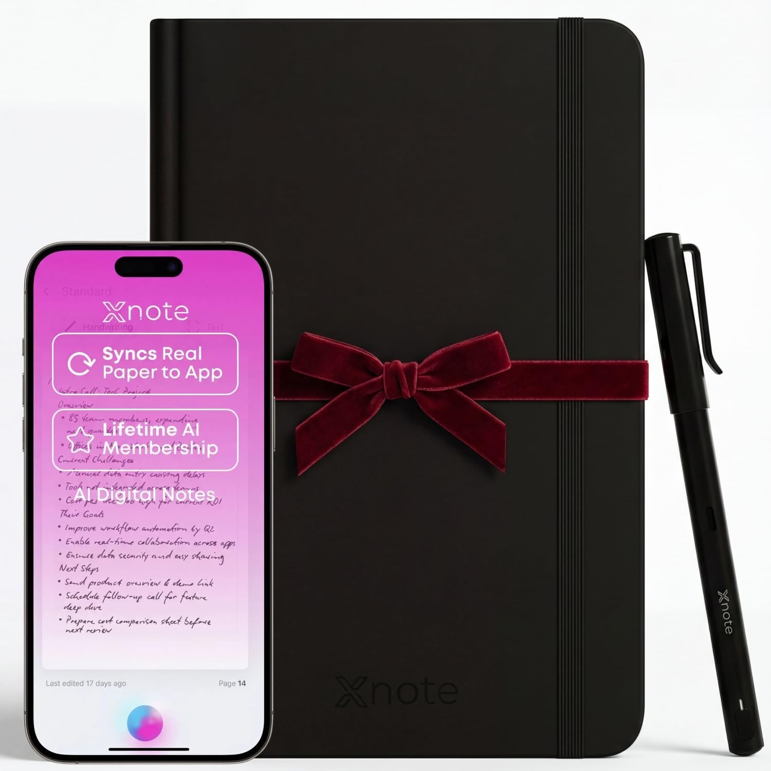 XNote Smart Pen & Notebook Starter Set – AI-Powered Digital Note Taking, Real Pa