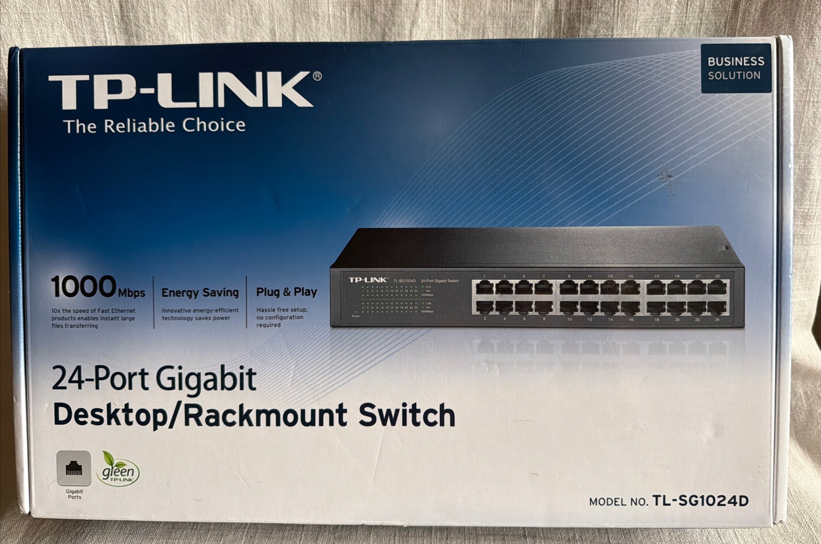 TP-LINK Technologies TP-Link TL-SG1024D 24-Port Gigabit Desktop/Rackmount Switch