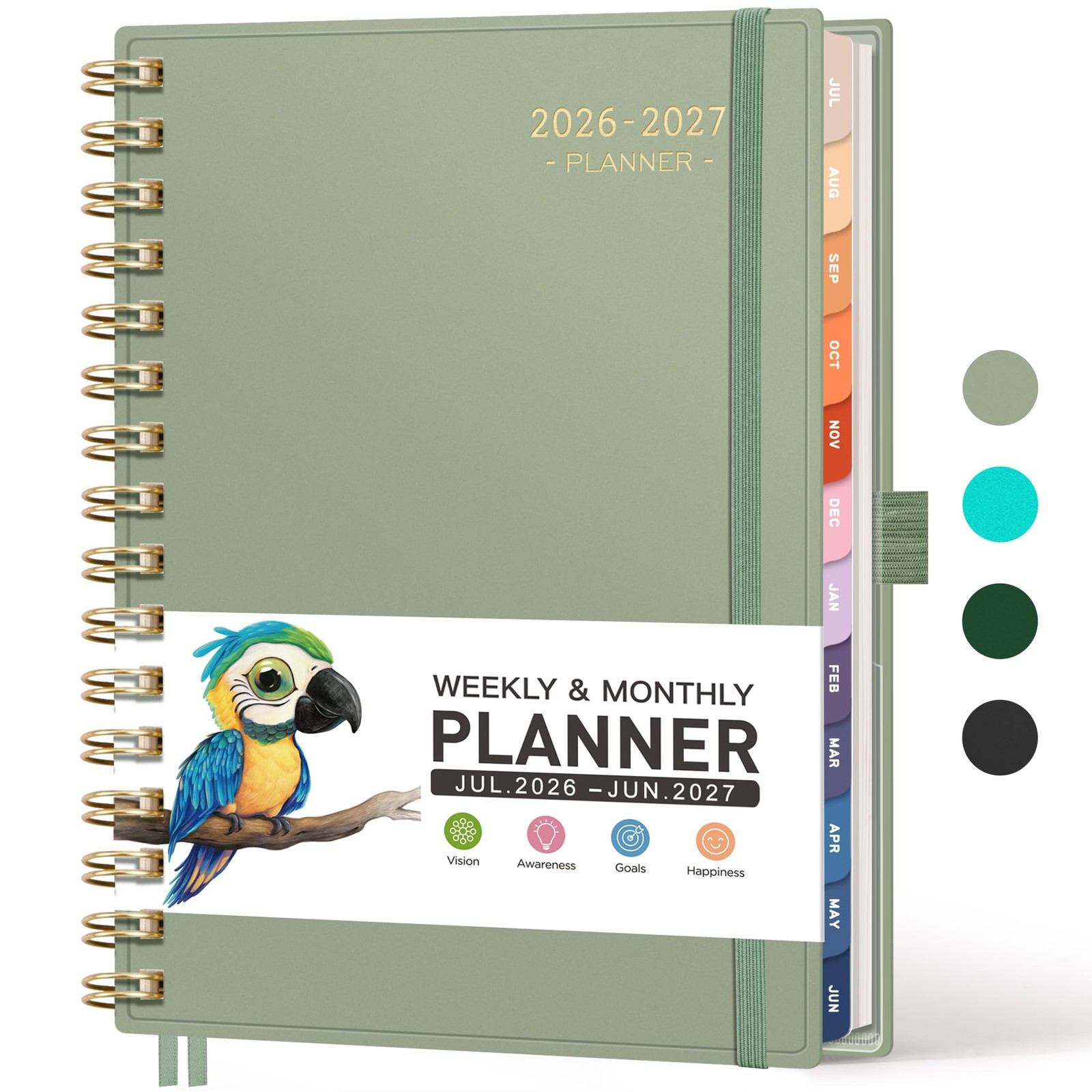 Academic Planner 2026-2027 Weekly Monthly A5 5.7 x 8.3 RETTACY
