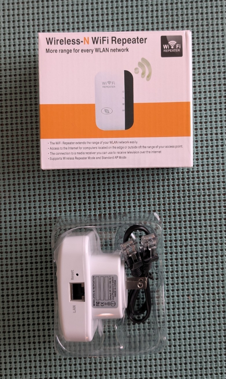 Wireless-N WiFi Repeater Signal Booster 300Mbps Range Extender with LAN Port