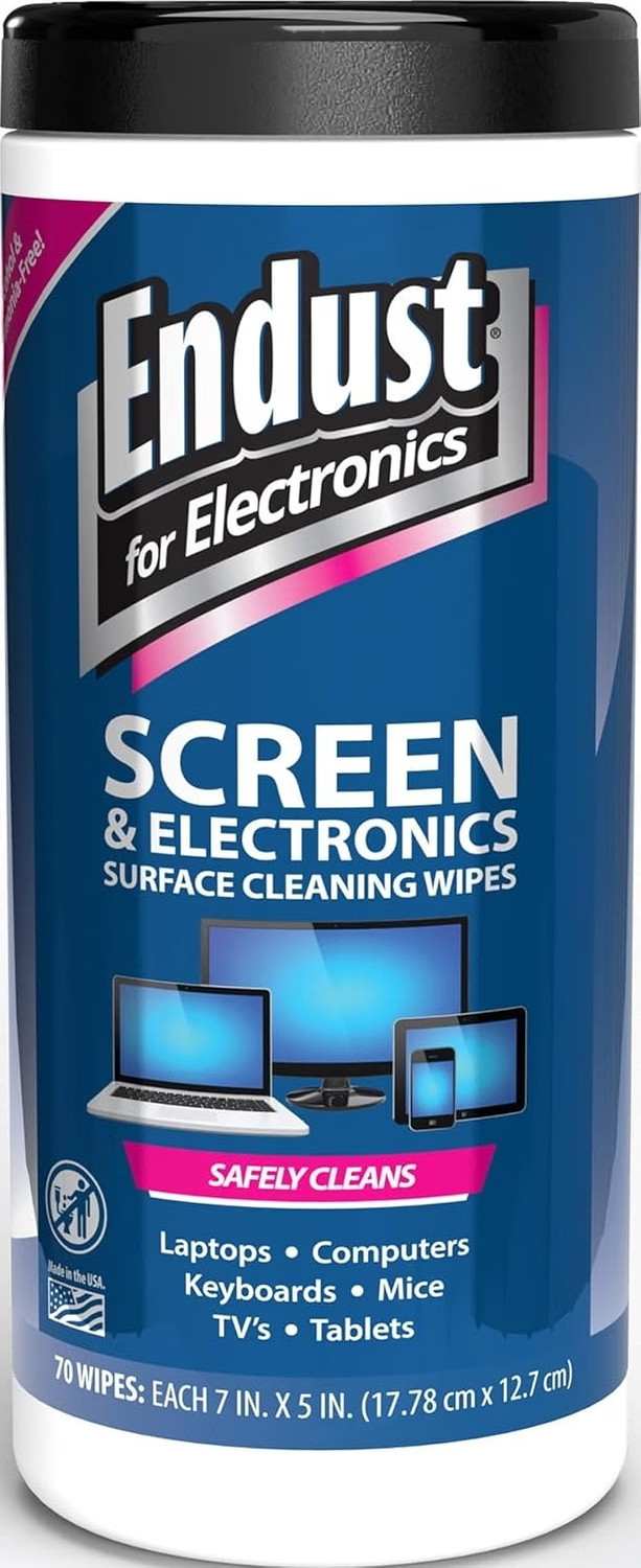 Endust for Electronics; Screen & Surface Cleaning Wipes, Great LCD and Plasma Wi
