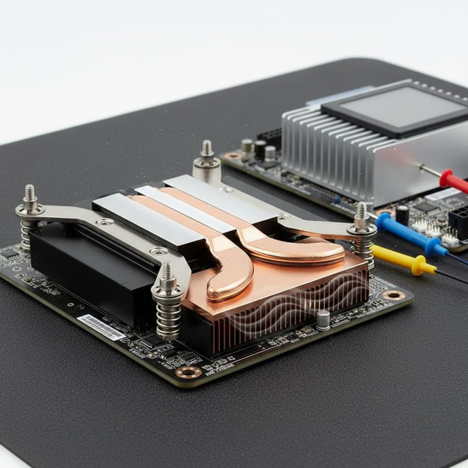 1U Copper Thermal Conduit Heat Dissipator Extremely Thin Computer Hardware