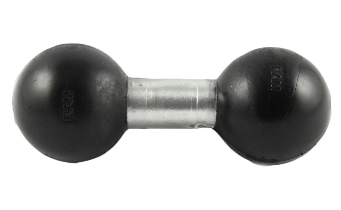 RAM Mount RAM-230U Aluminum Double 1.5" Ball Adapter