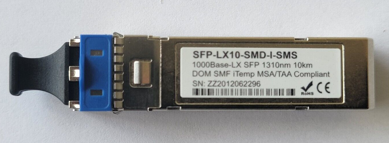 Transceiver 1000BASE-LX SFP 1310nm 10km DOM SMF