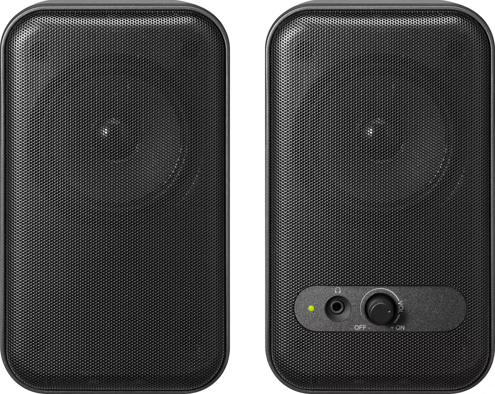 Insignia NS-CSG2B6 Computer Speakers 2.0 Channel Wired 3.5mm USB Black 4.5W (1)