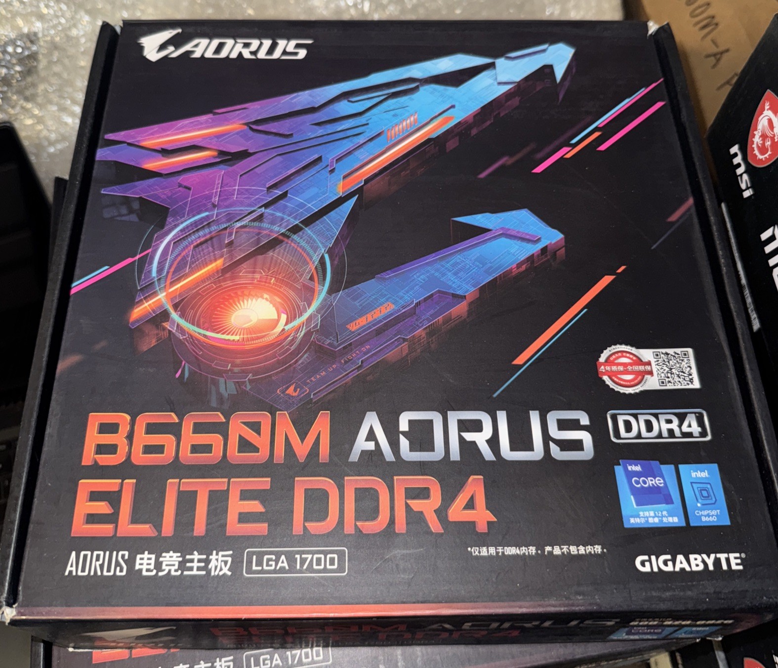 Gigabyte B660M Aorus Elite DDR4 Intel Socket LGA 1700 Motherboard 12/13/14 Gen