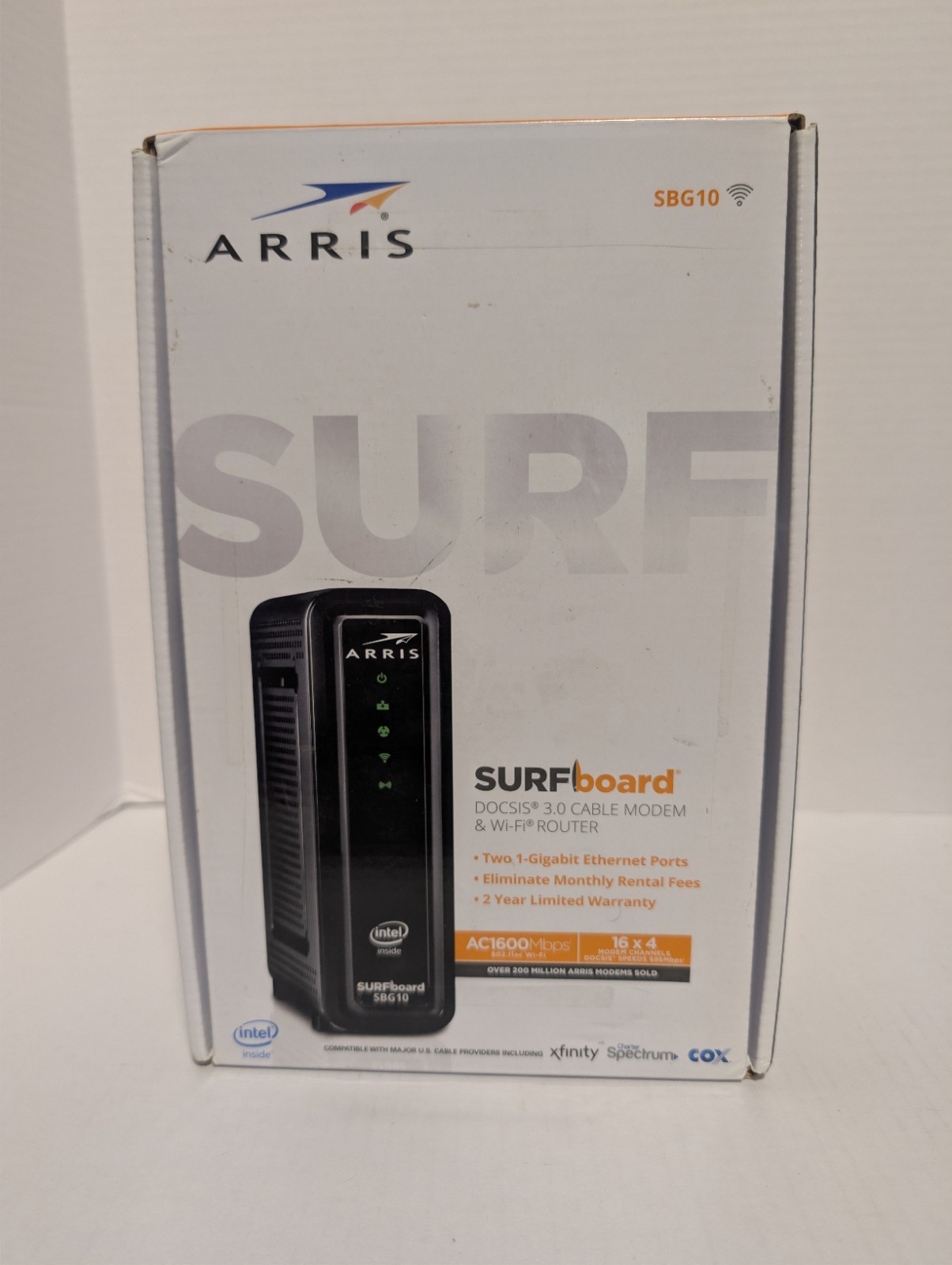 ARRIS SURFboard SBG10 AC1600 DOCSIS 3.0 Cable Modem Router - 054 - ✅ OPEN BOX ✅