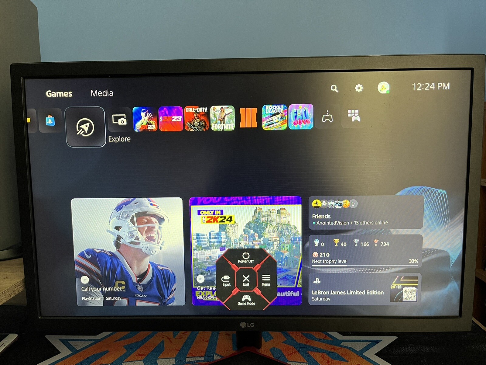 LG UltraGear 24GN50W-B 24" TN LCD Gaming Monitor