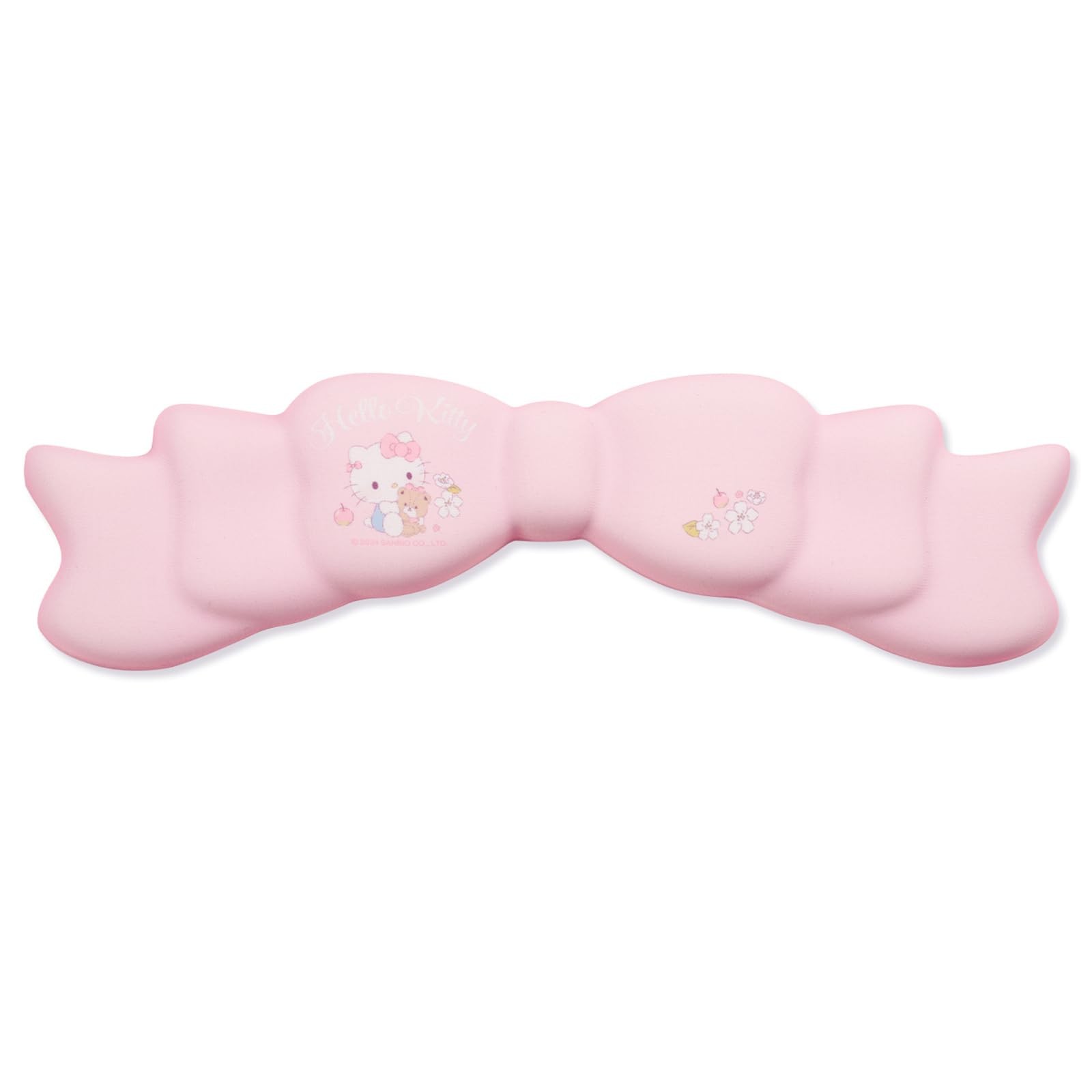 Kuitmor Memory Foam Bowknot Wrist Rest,Non-Slip Rubber Base Large, Pink