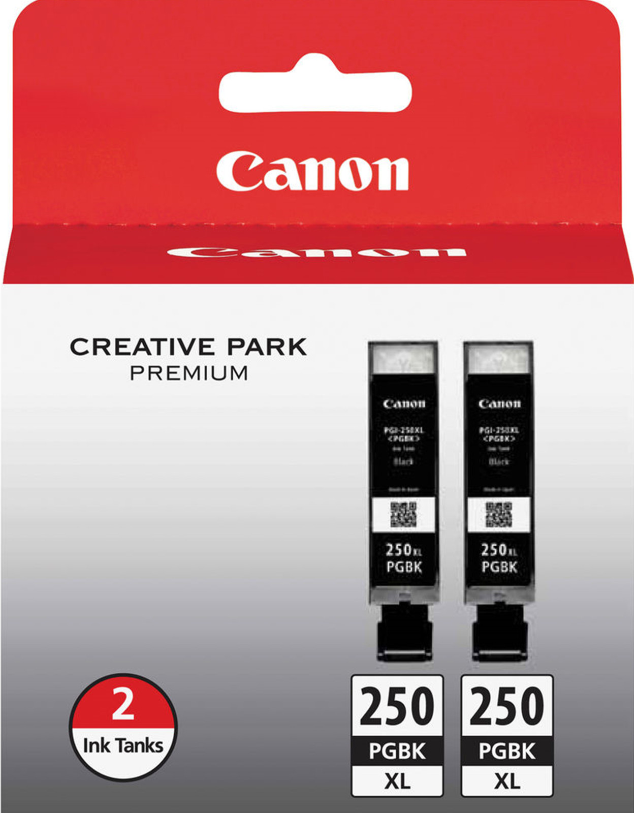 New Genuine Canon PGI-250XL Black 2PK Ink Cartridges PIXMA iP7220