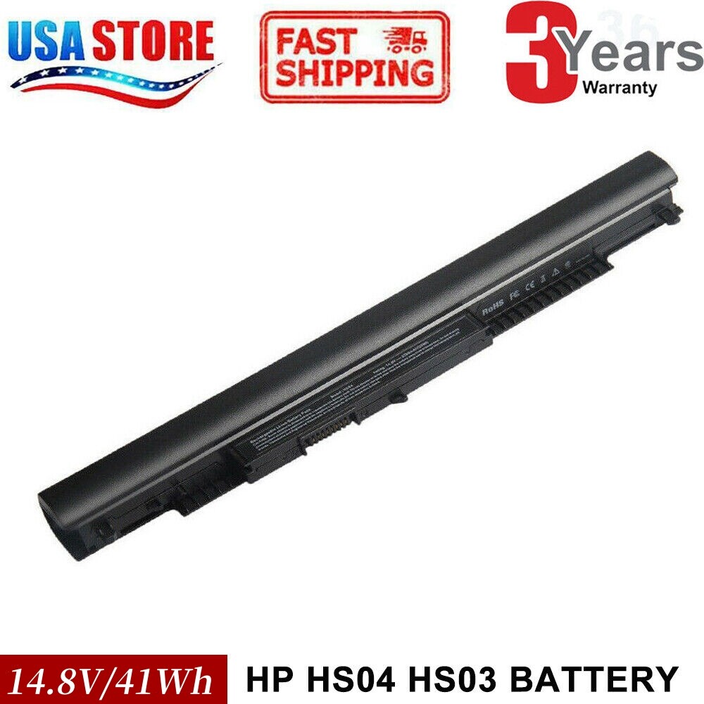 2600mAh Battery For HP Notebook 15-ay009dx 15-ba009dx 15-af131dx 15-ac143wm HS04
