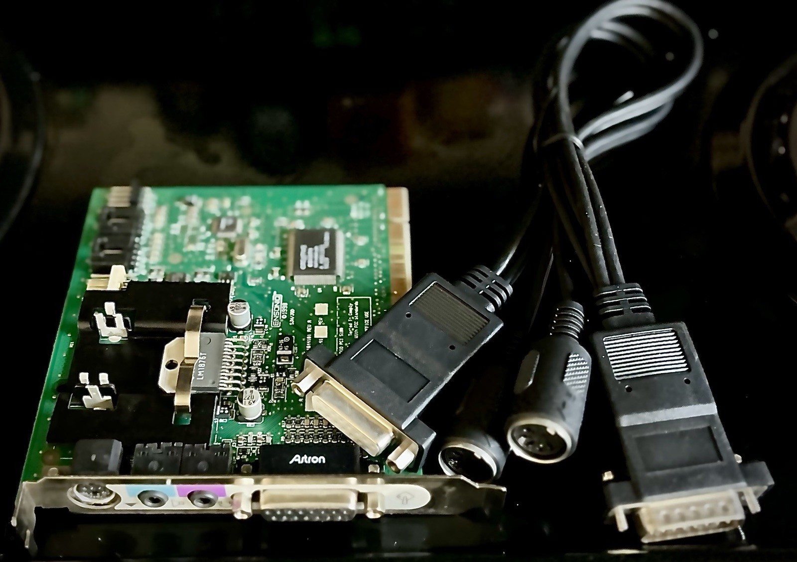 Creative Sound Blaster Ensoniq Audio PCI 5100 Card Retro PC DOS With MIDI Tested