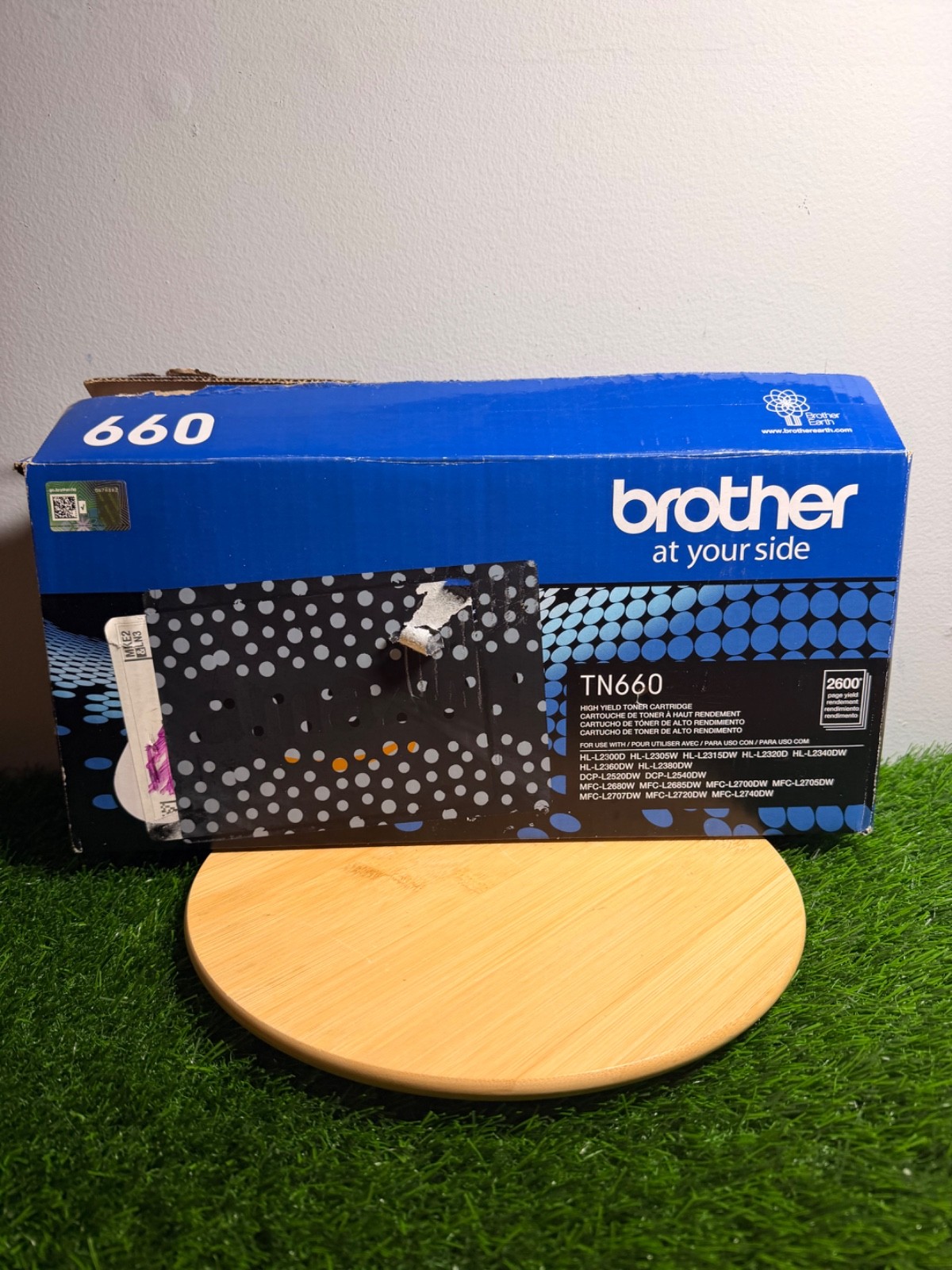 Brother TN-660 Black High Yield Toner Cartridge, Print Up to 2,600 Pages