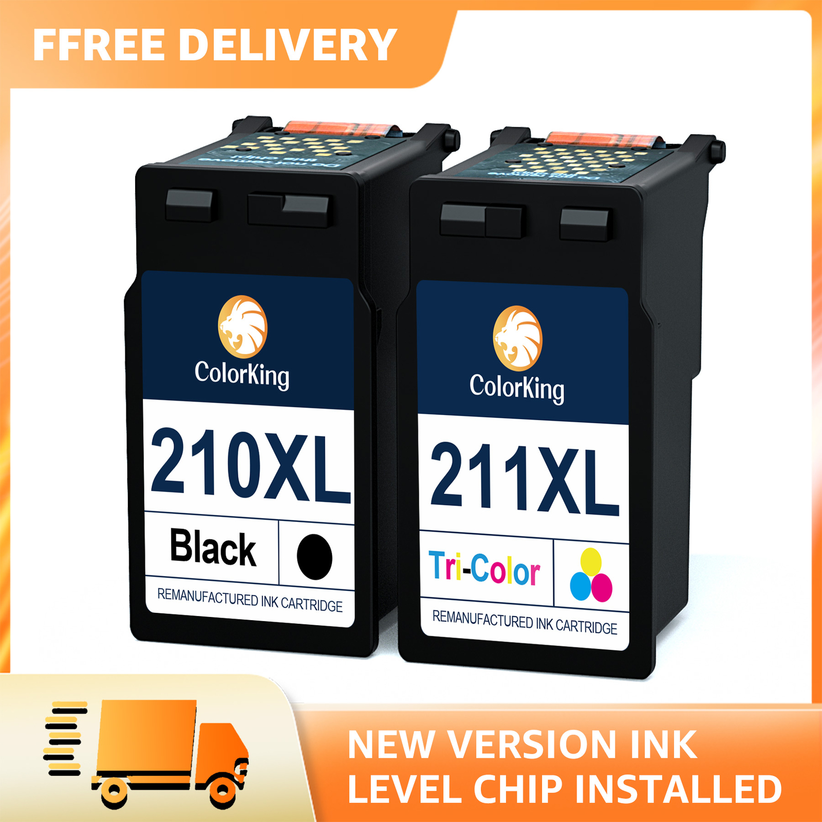 2x PG-210XL CL-211XL Ink replacement for Canon PIXMA iP2700 2702 MP230 499 MP280