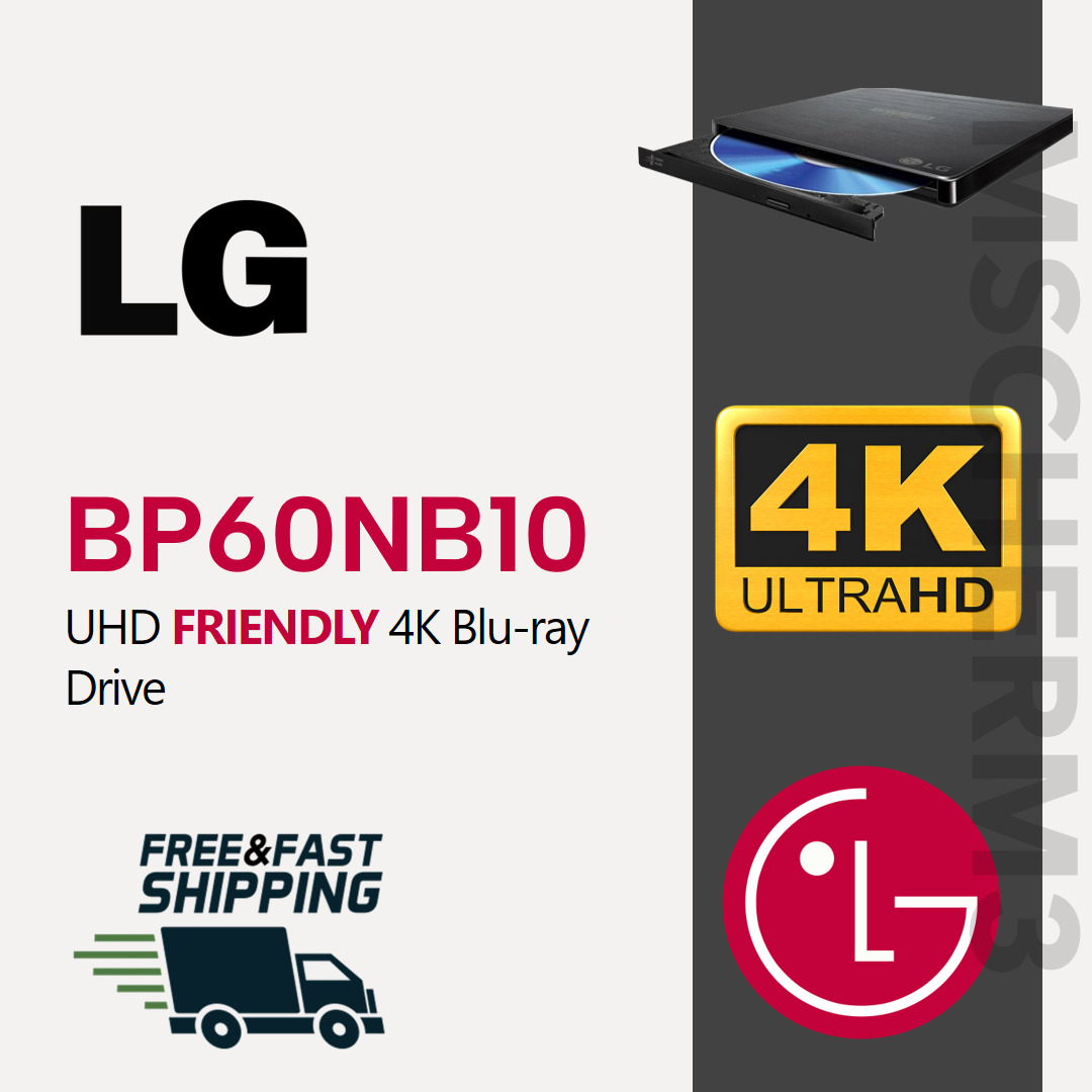 LG BP60NB10 External Slim 4K Ultra HD FRIENDLY UNLOCKED UHD Discs Firmware v1.02