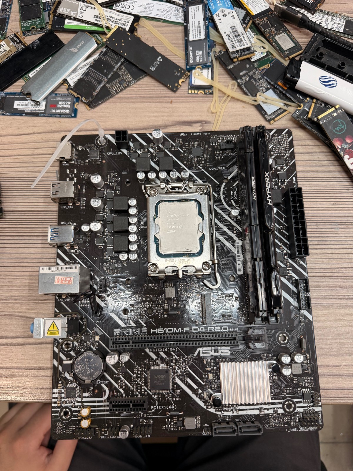Intel Core i5-12400F + ASUS Prime H610M-F D4 R2.0 + 16GB DDR4 Gaming PC Bundle