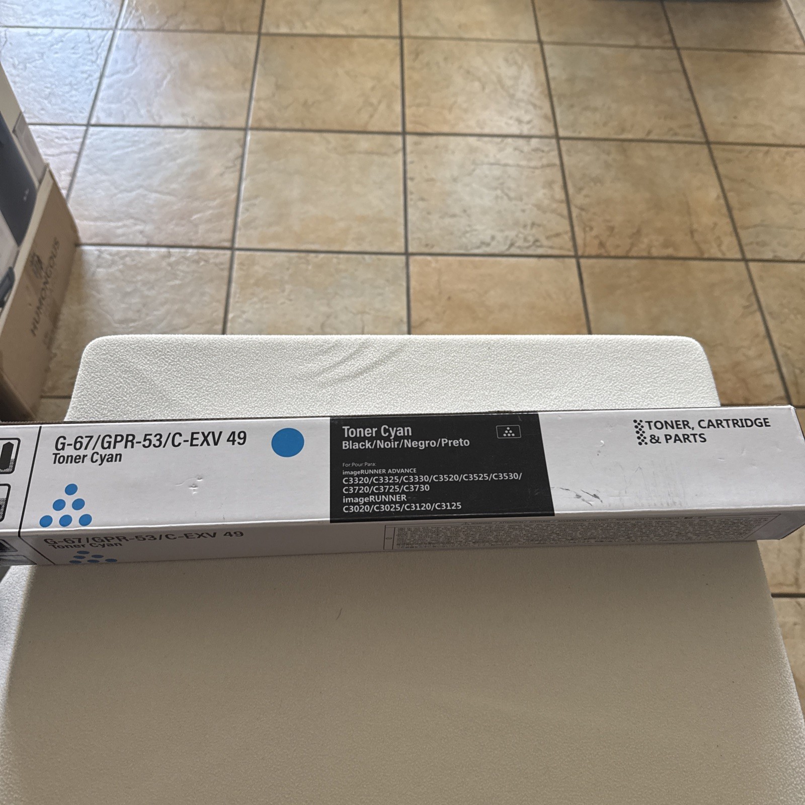 NEW GPR- 53/G-67/C-EXV 49 Canon Compatible Toner Cyan