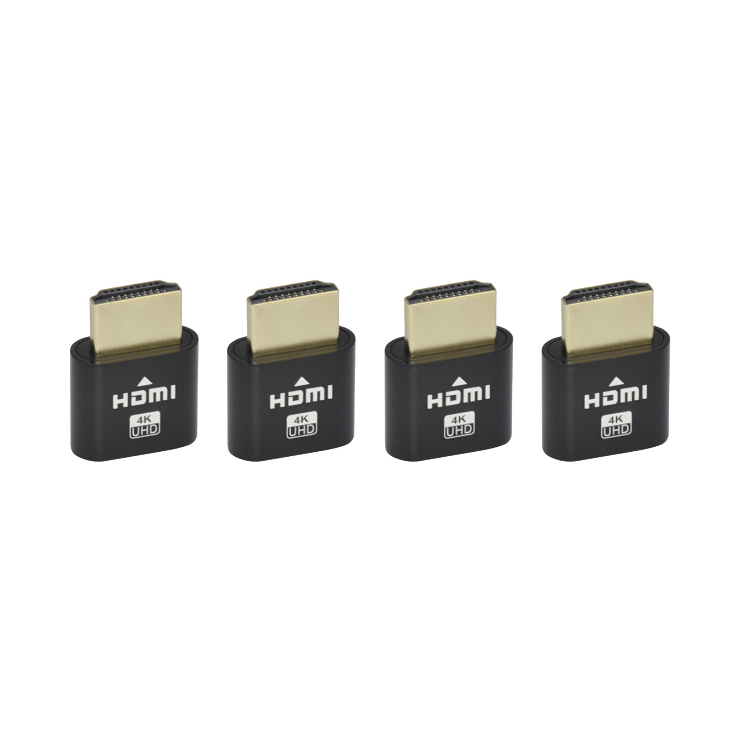 4 pcs 4K HDMI Dummy Plug Virtual Monitor Display Emulator Headless Adapter NEW