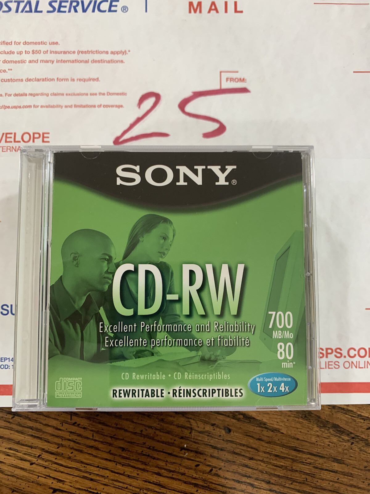 Sony CD-RW 700MB/Mo 80 Min. LOT OF 6