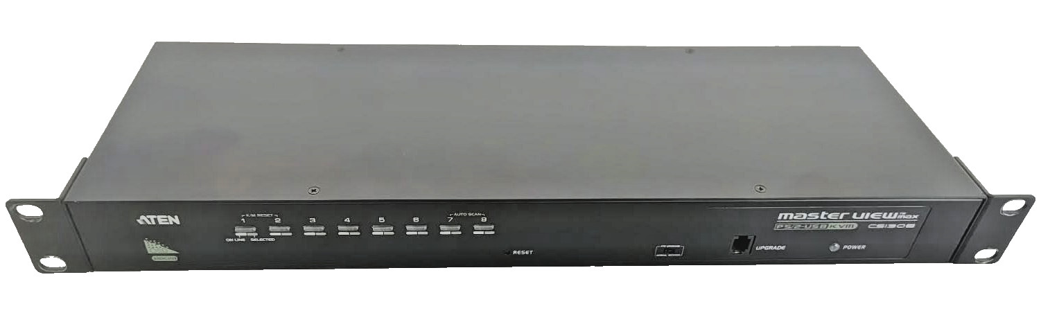 ATEN CS1308 MasterView Max 8-Port PS/2 USB VGA KVM Switch 19" 1U