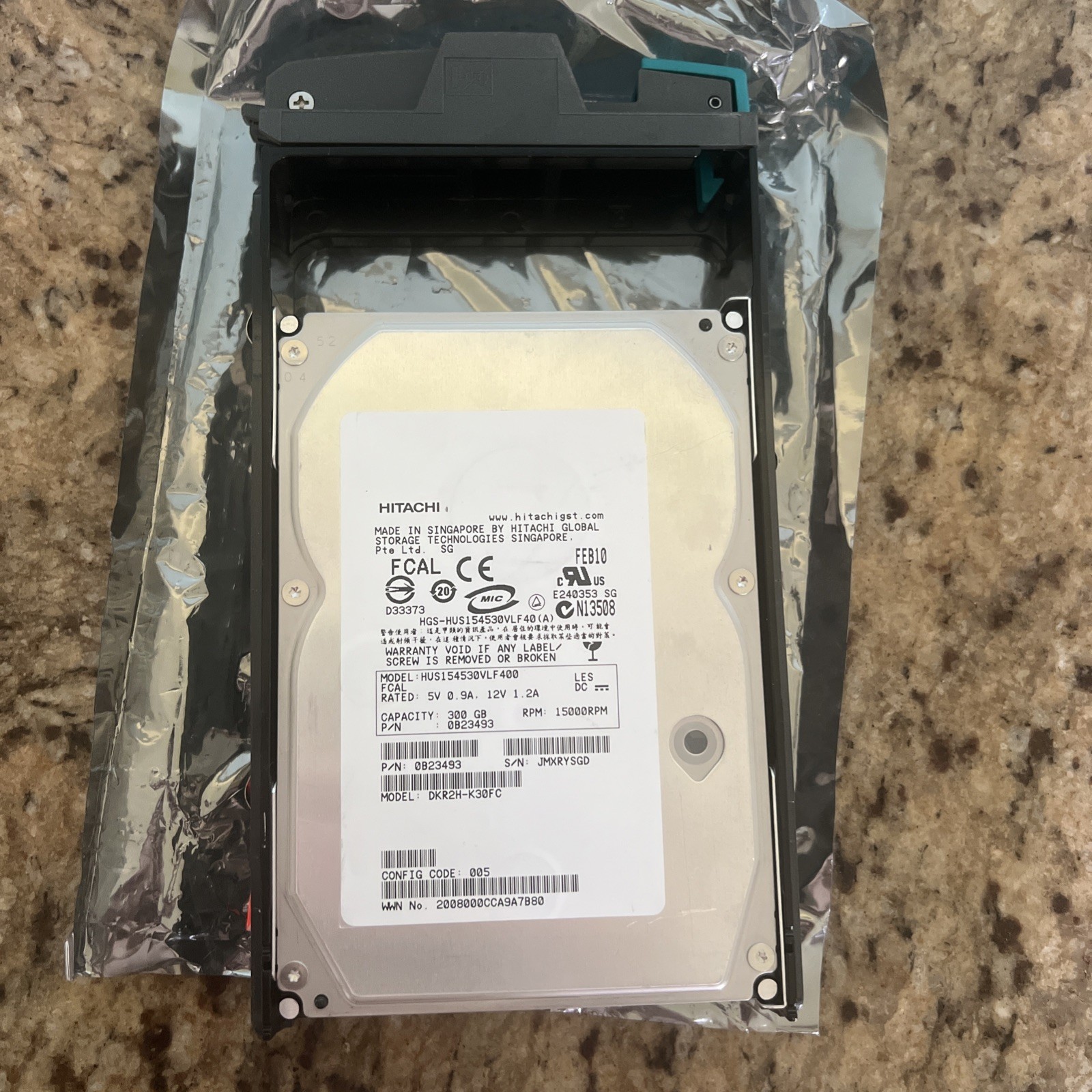 0B23493 - Hitachi Data Systems 300GB 15K RPM FC 3.5" HDD for USP-V