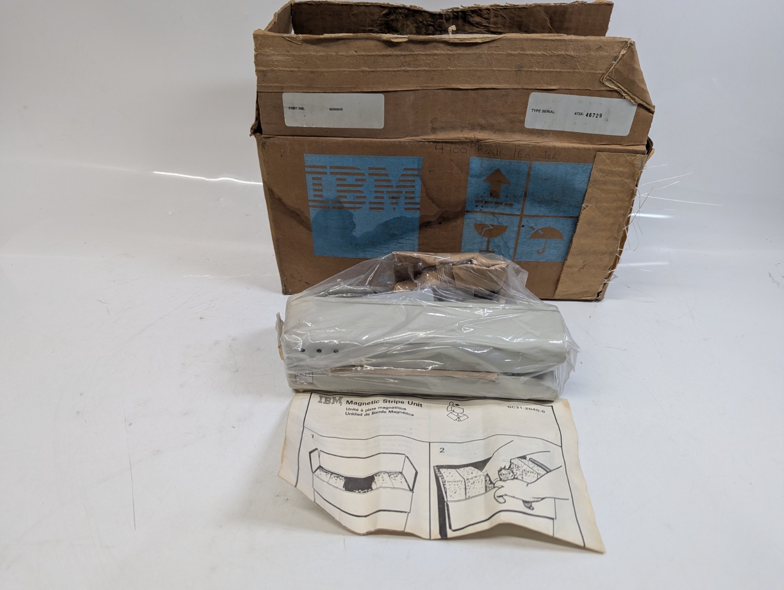 Vintage IBM Magnetic Stripe Unit P/N:6096846 w/box.