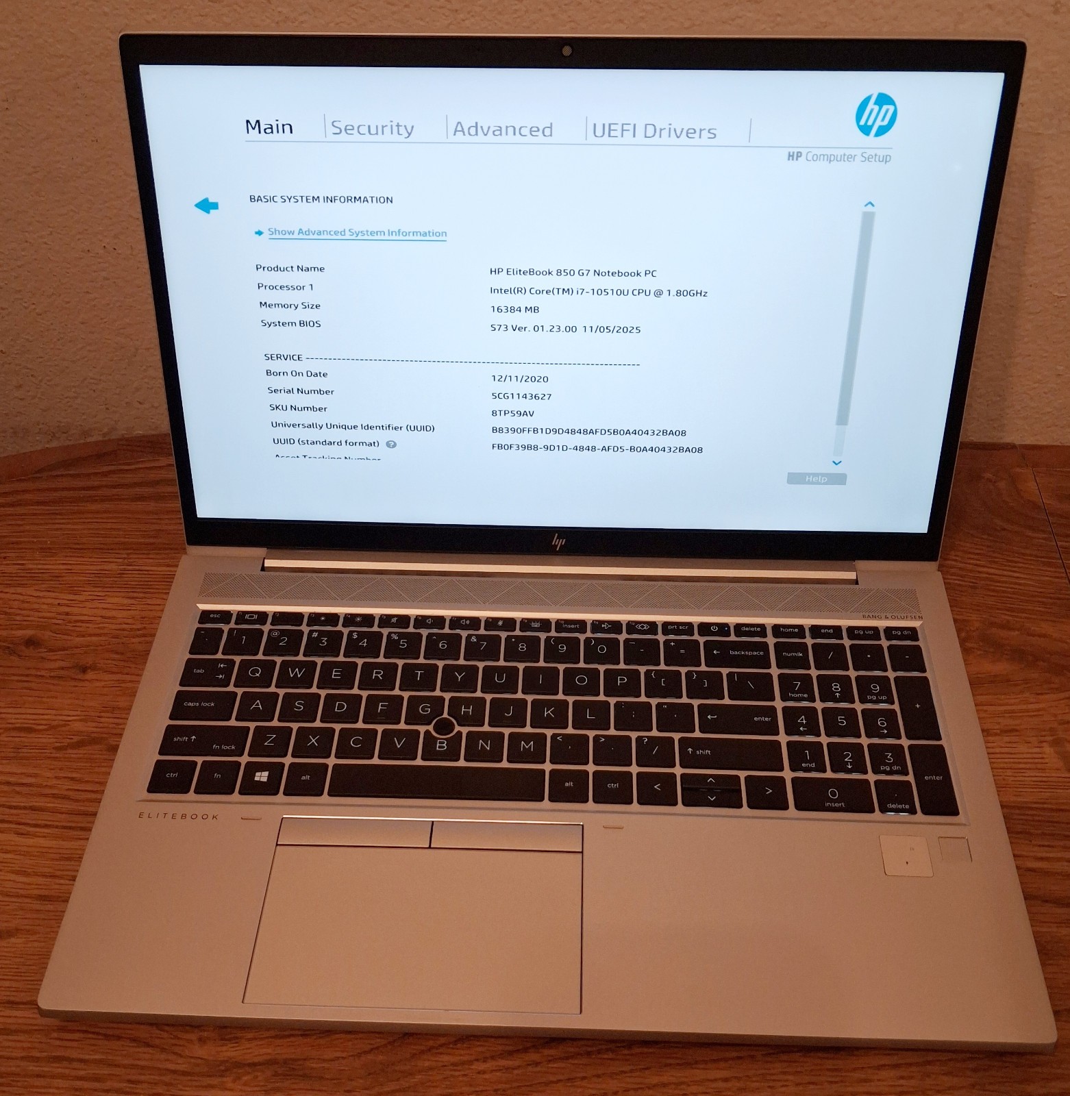 HP EliteBook 850 G7 Laptop i7-10510U 16GB DDR4 15.6" FHD No SSD/OS With Charger