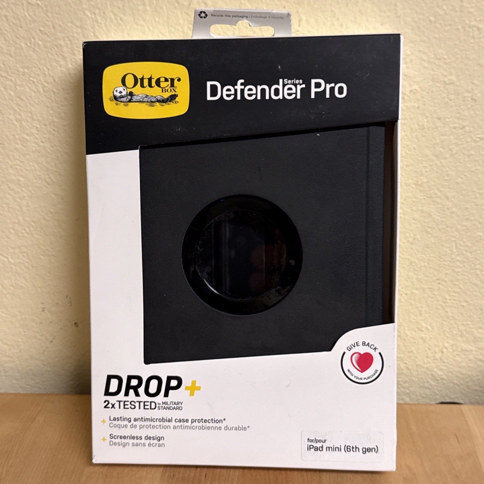 OtterBox Defender PRO Series Case for Apple iPad mini (6th Gen) - Black - NEW