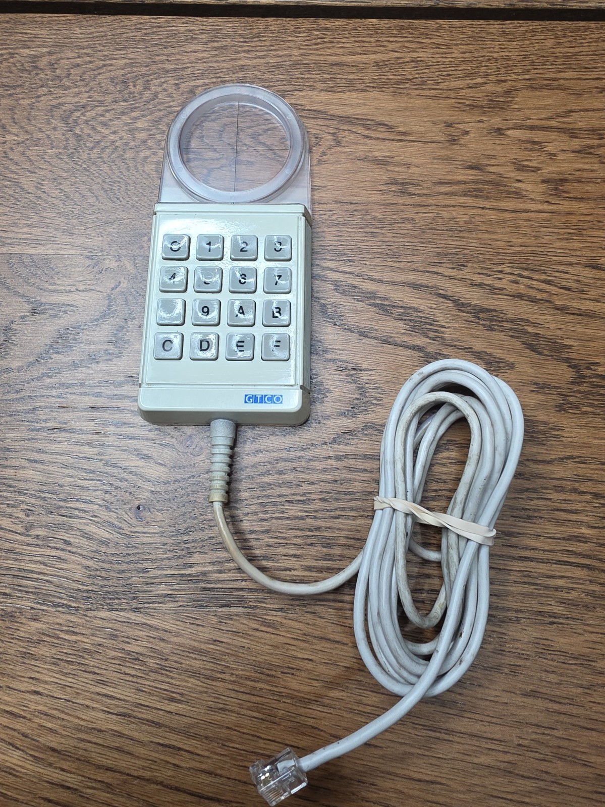 GTCO CalComp Cursor 16 Button Roll Up Digitizers 11-00305-01 Mouse Vtg UNTESTED