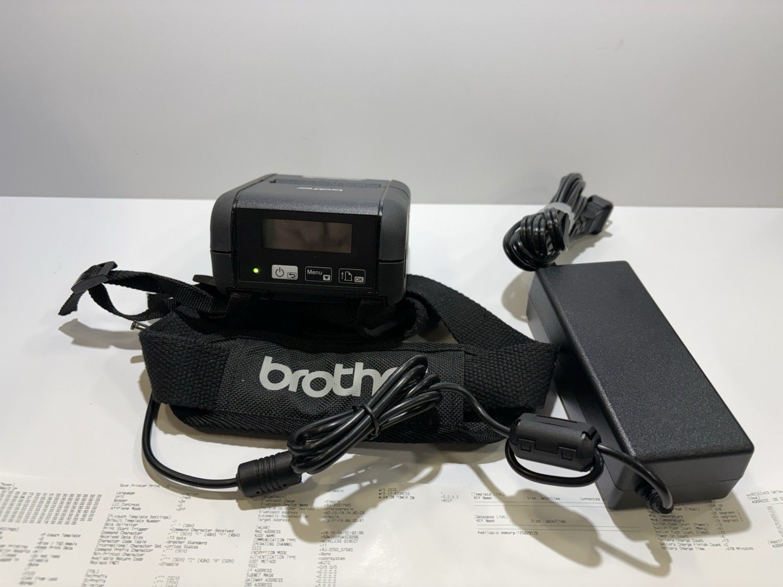 Brother RuggedJet Thermal Portable Receipt Printer with WiFi Bluetooth RJ-2050