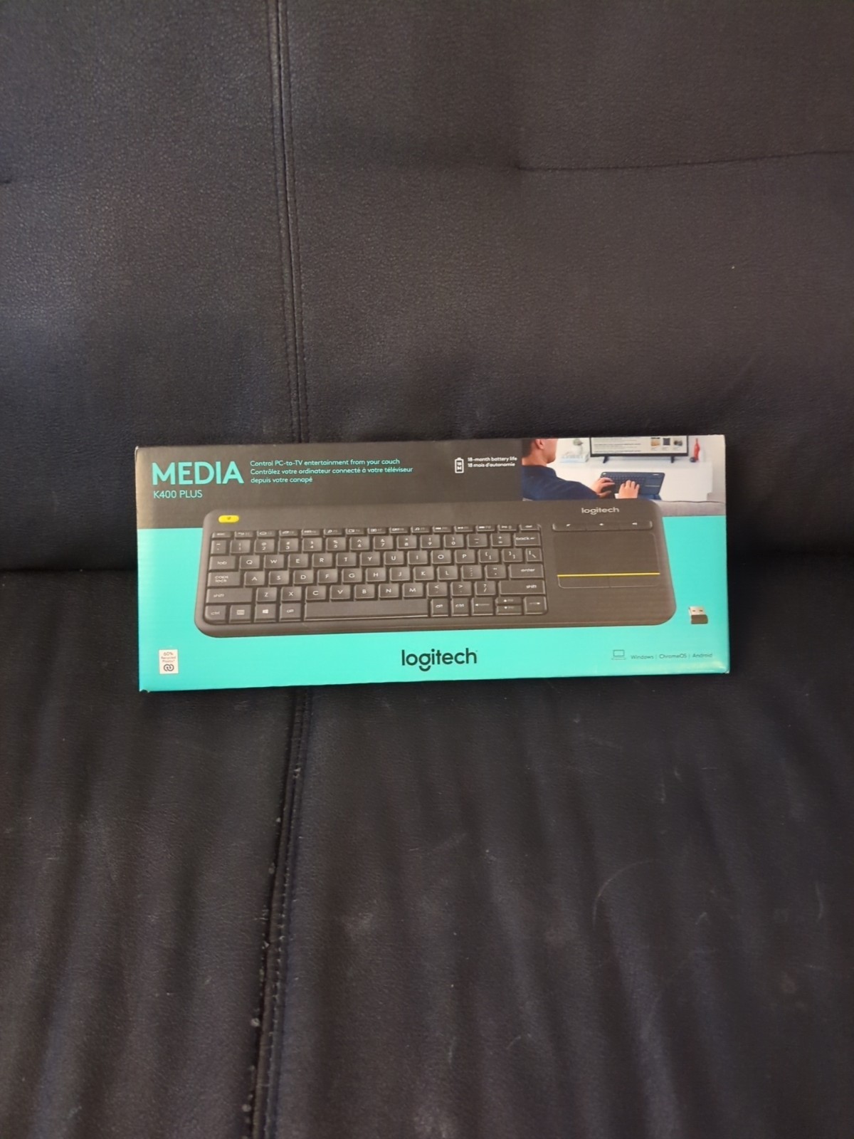 Brand New Logitech Media K400 Plus Wireless Touch Keyboard [NEW IN BOX]
