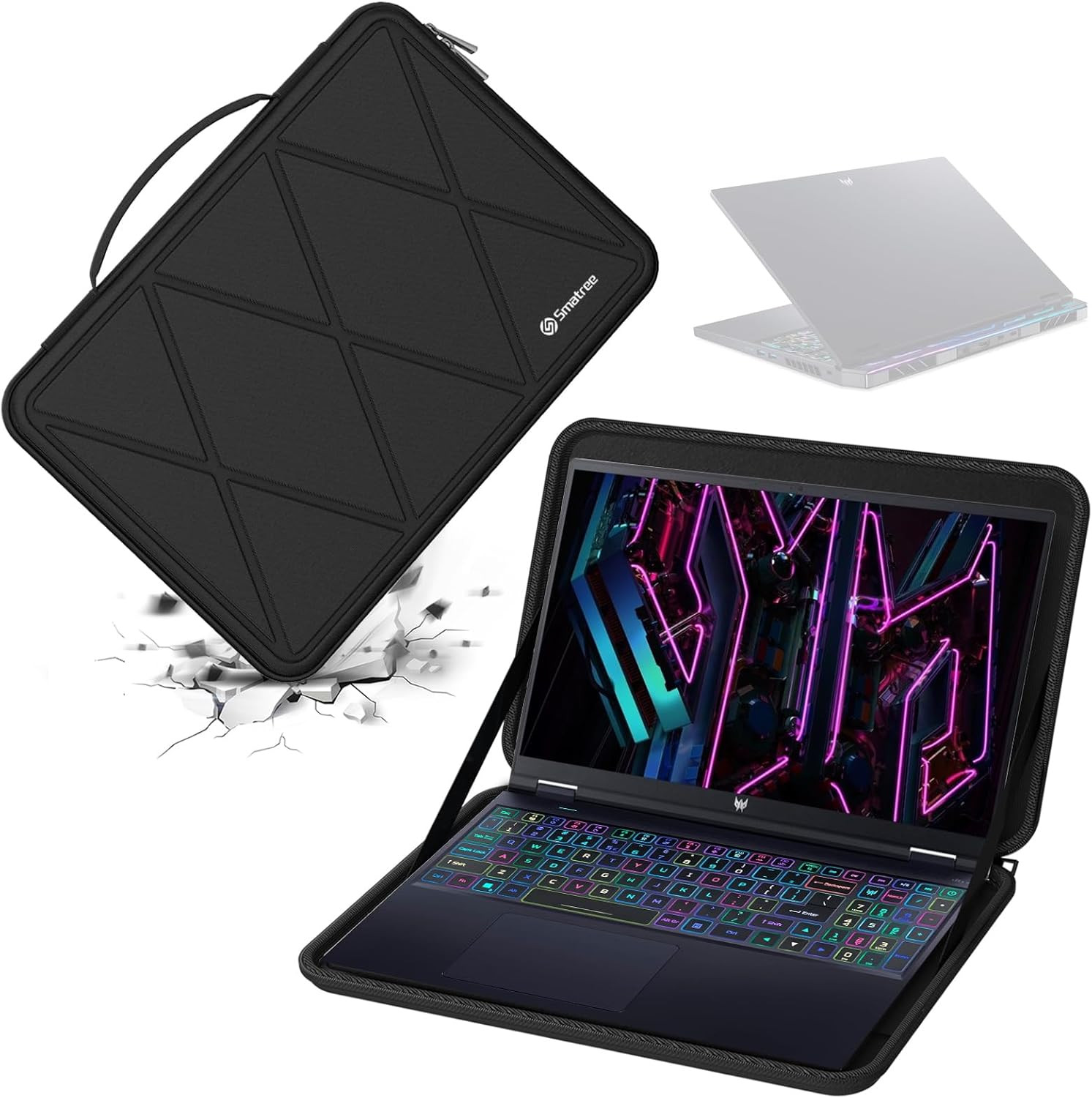 Smatree Hard EVA Protective Case for Acer Predator Helios 16 Nitro 16