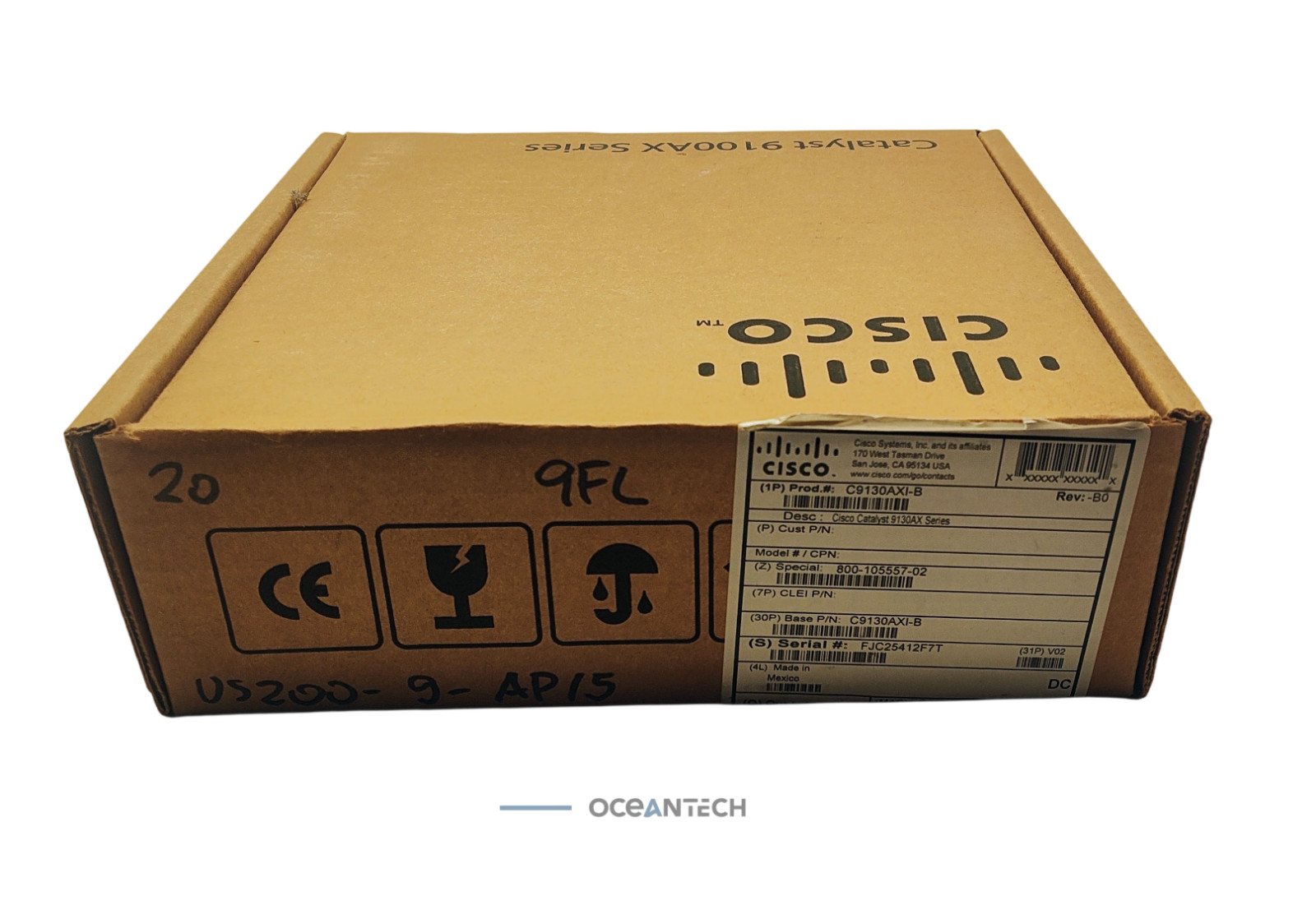 Cisco Catalyst 9130AXI-B Wi-Fi 6 Multigigabit Wireless Access Point - with Mount