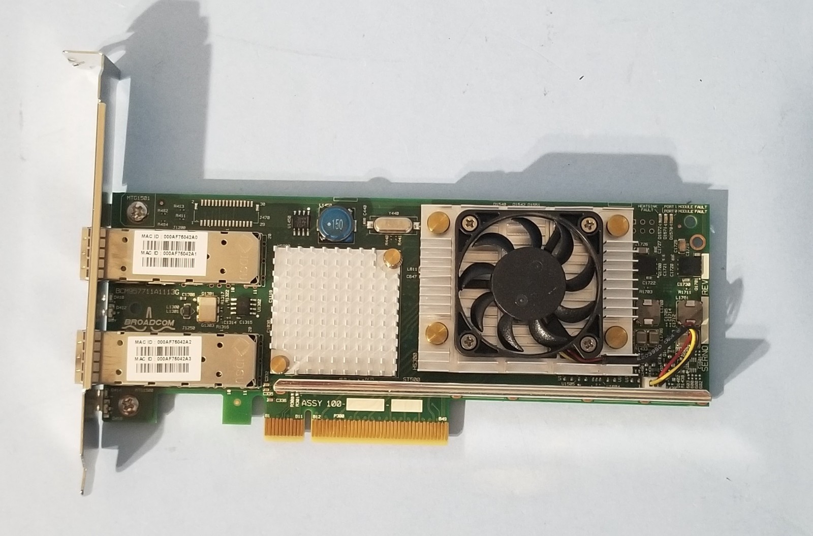 KJYD8 Broadcom 57711 10Gb 2 Port Fiber Network Card 0KJYD8