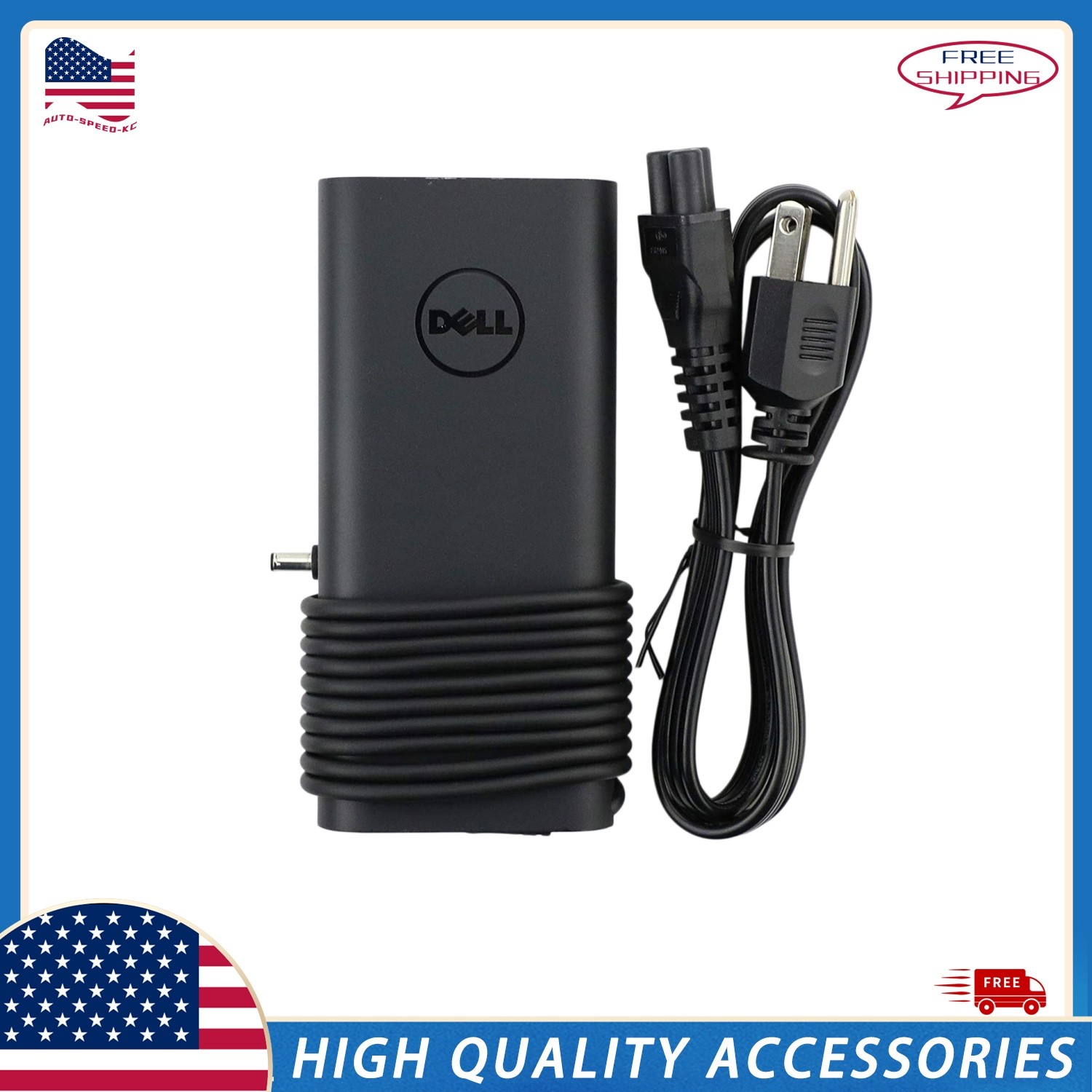 New 130W Charger For Dell XPS 15 7590 9530 9550 9560 9570 Power Adapter US