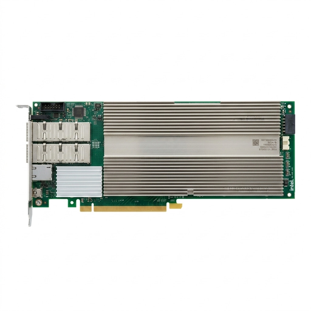 Dell Intel E2100-CCQDA2 200GbE Dual-Port QSFP56 PCIe 4.0 x16 NIC IPU Card YJDYV