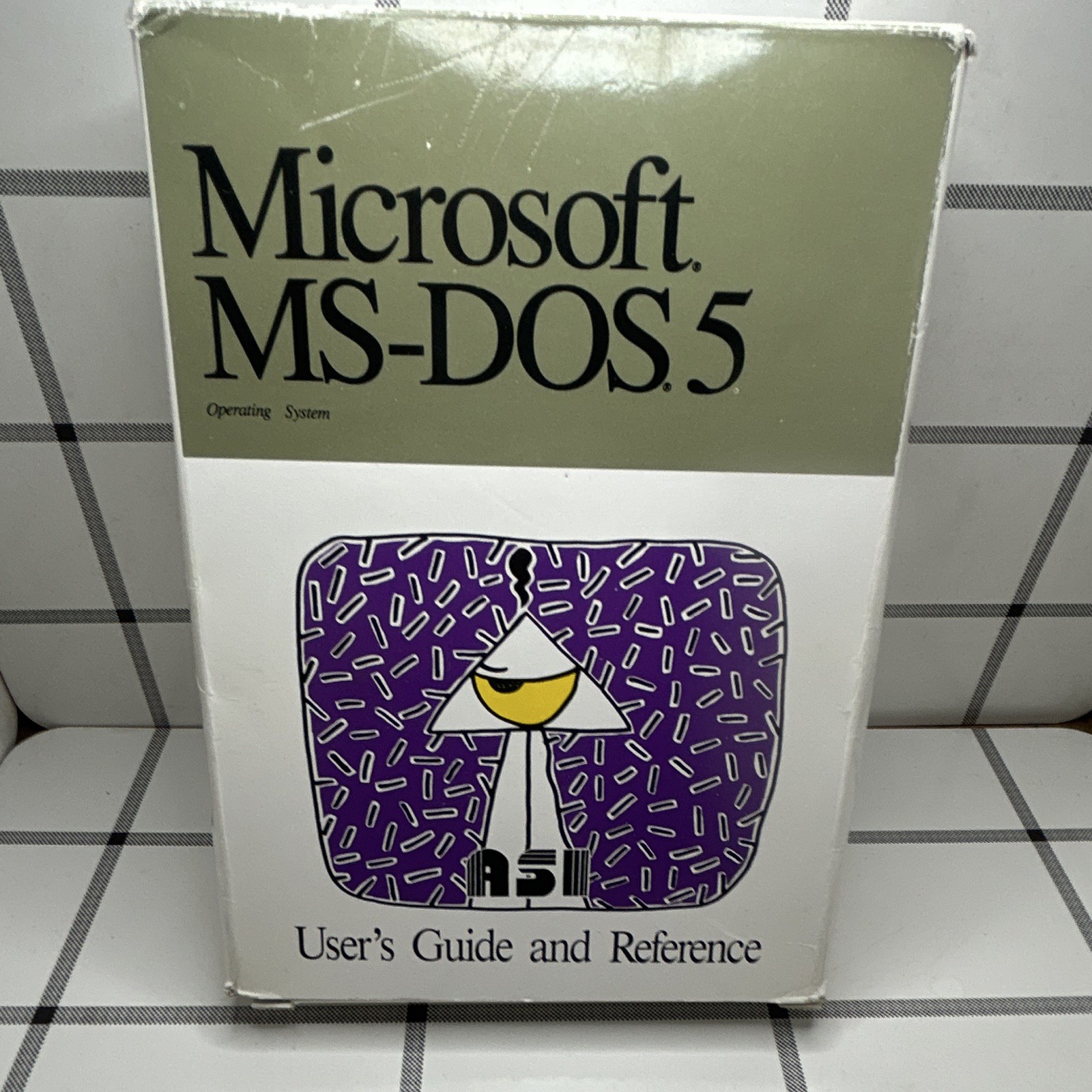 Vintage 1991 Microsoft MS-DOS 5 User Guide / Reference & Ops. System Floppy Disk